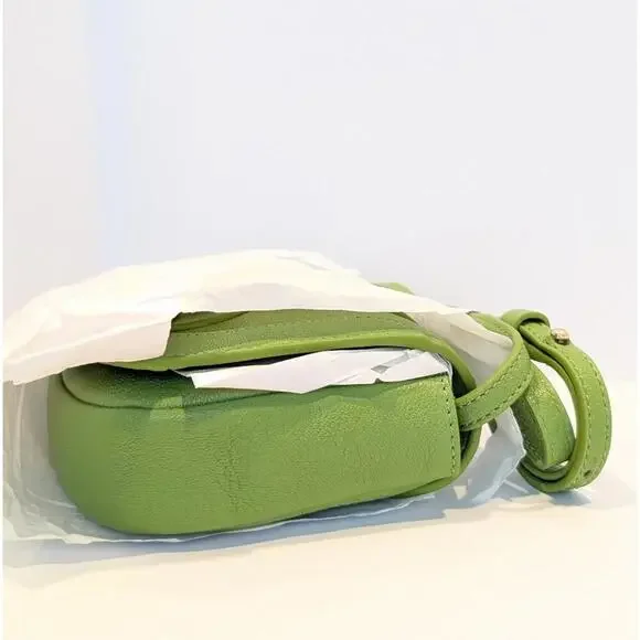 Authentic See by Chloé Mini Green Hana Leather Crossbody Handbag - NWT